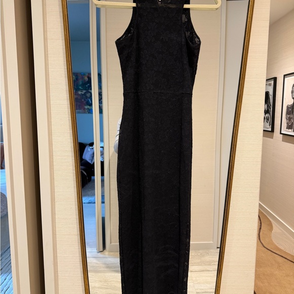 Fleur du Mal Le Stretch Lace Racer Tank midi Dress - Picture 5 of 11